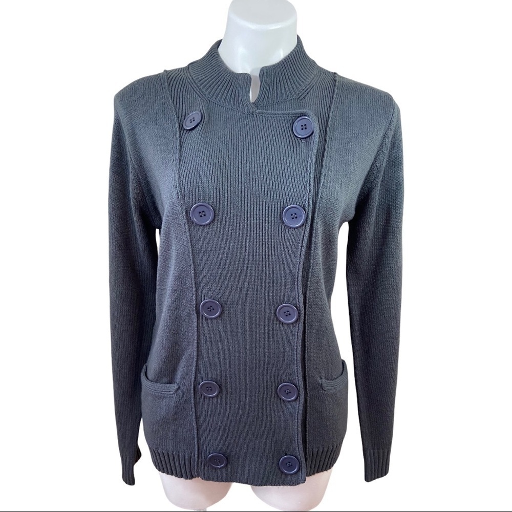 Stephanie Rogers Grey Long Sleeve Button Down